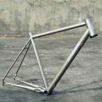 700C 650B lightweight OEM custom CR-MO chromoly tube steel post mount 160mm disc gravel bike bicycle frame